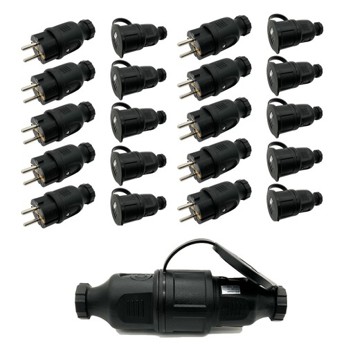 Schutzkontaktstecker 10 - 10, +